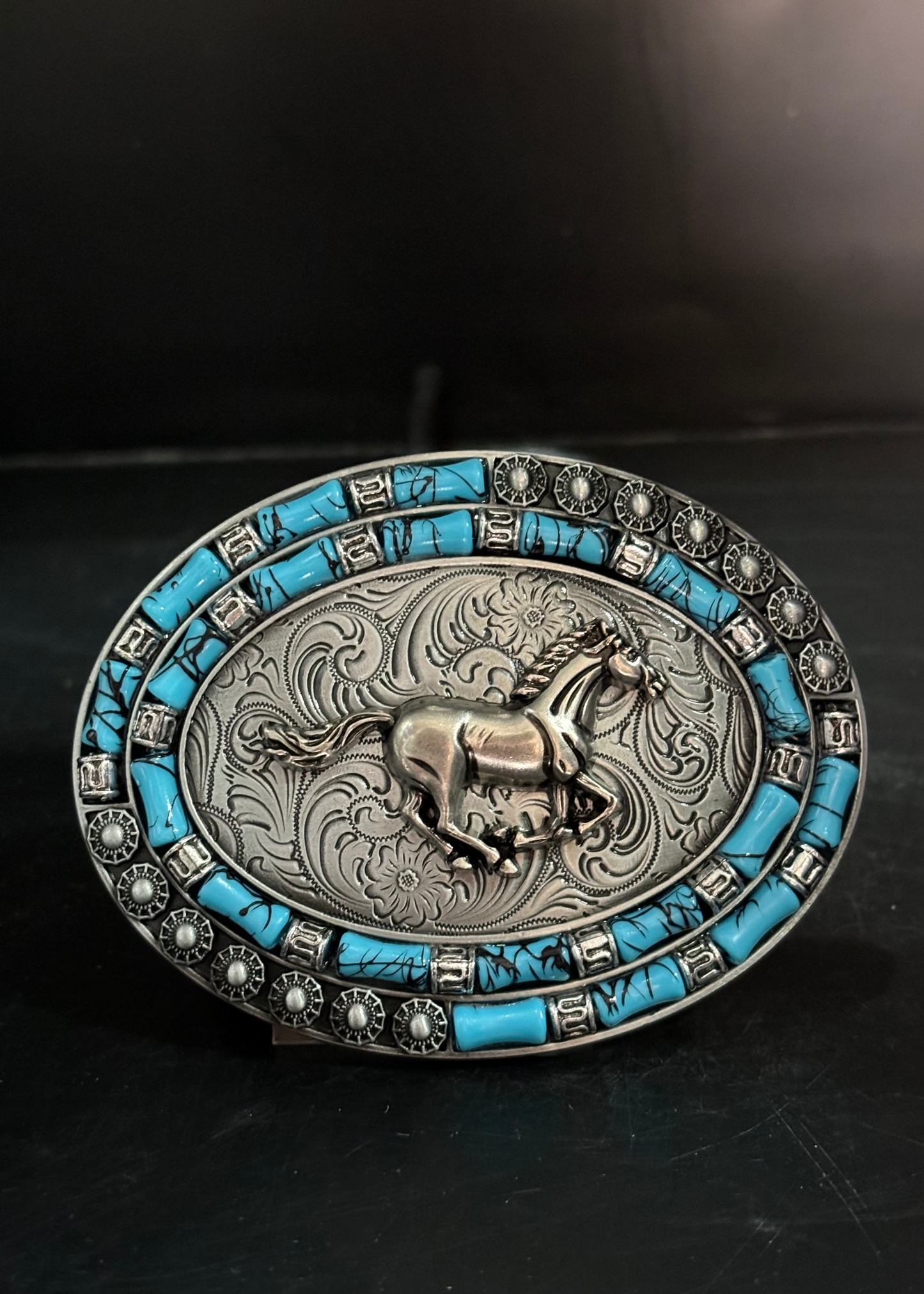 HEBILLA TURQUESA