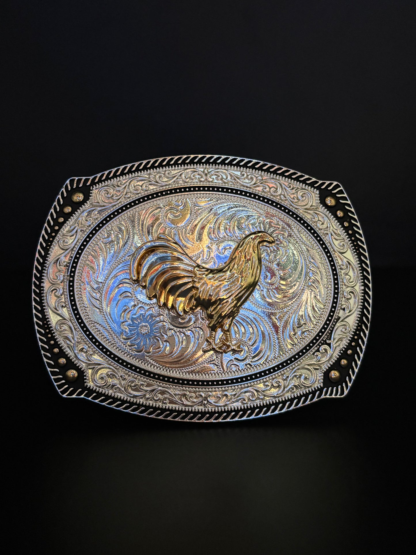 HEBILLA SEMI OVALADA PLATA