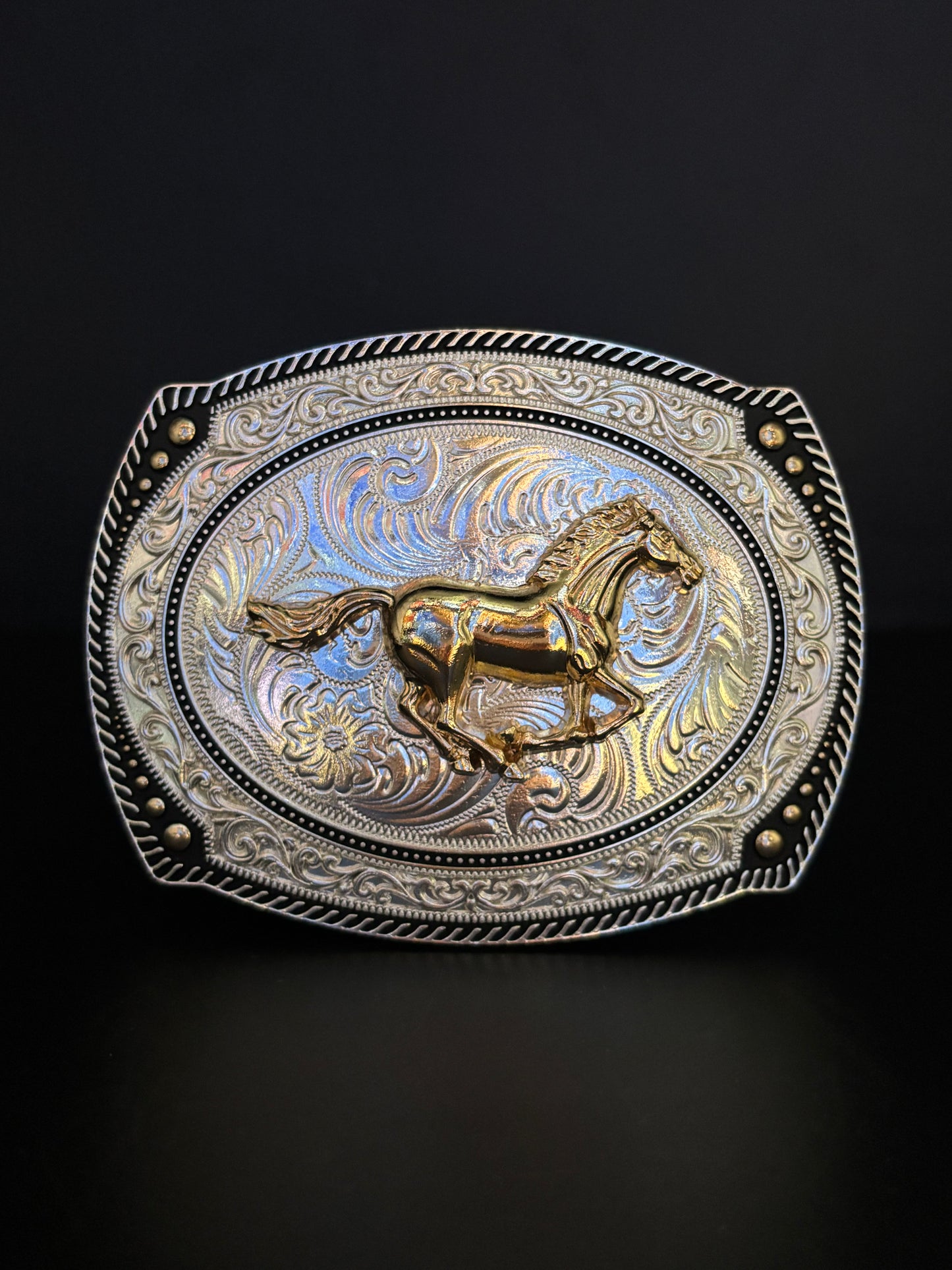 HEBILLA SEMI OVALADA PLATA