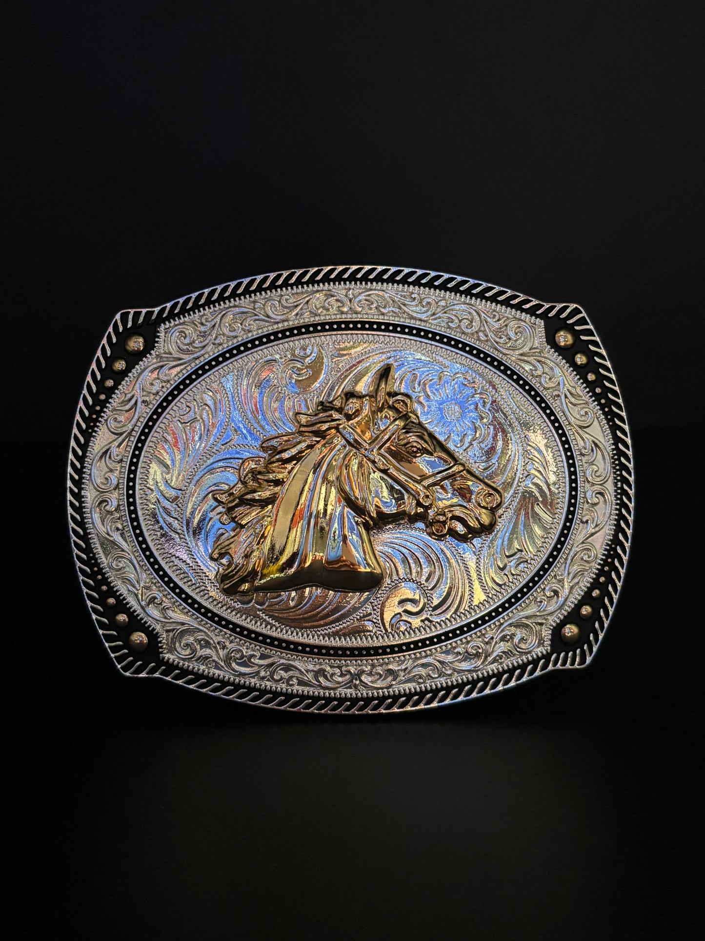 HEBILLA SEMI OVALADA PLATA