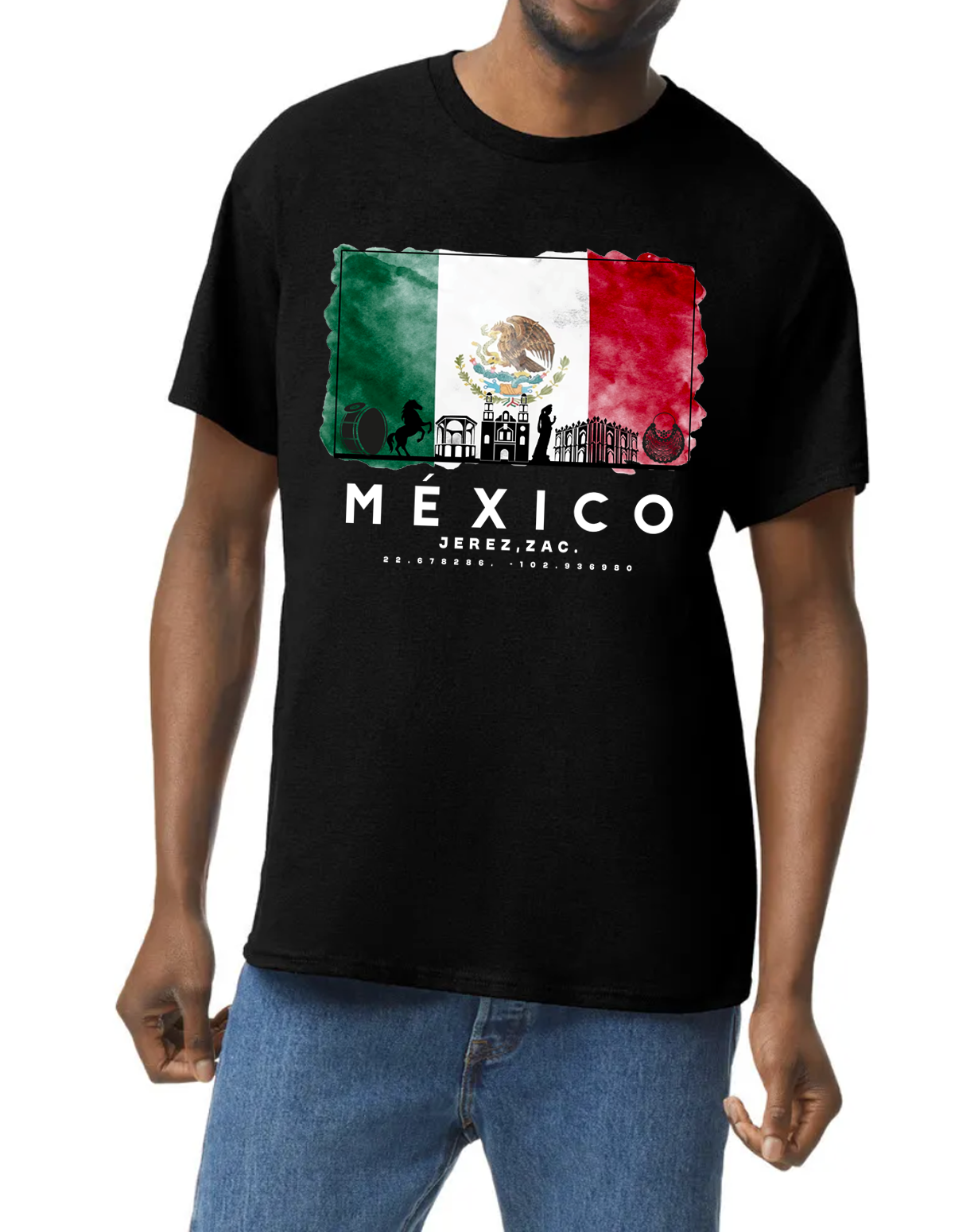 PLAYERA ALGODON MONUMENTOS MEXICO
