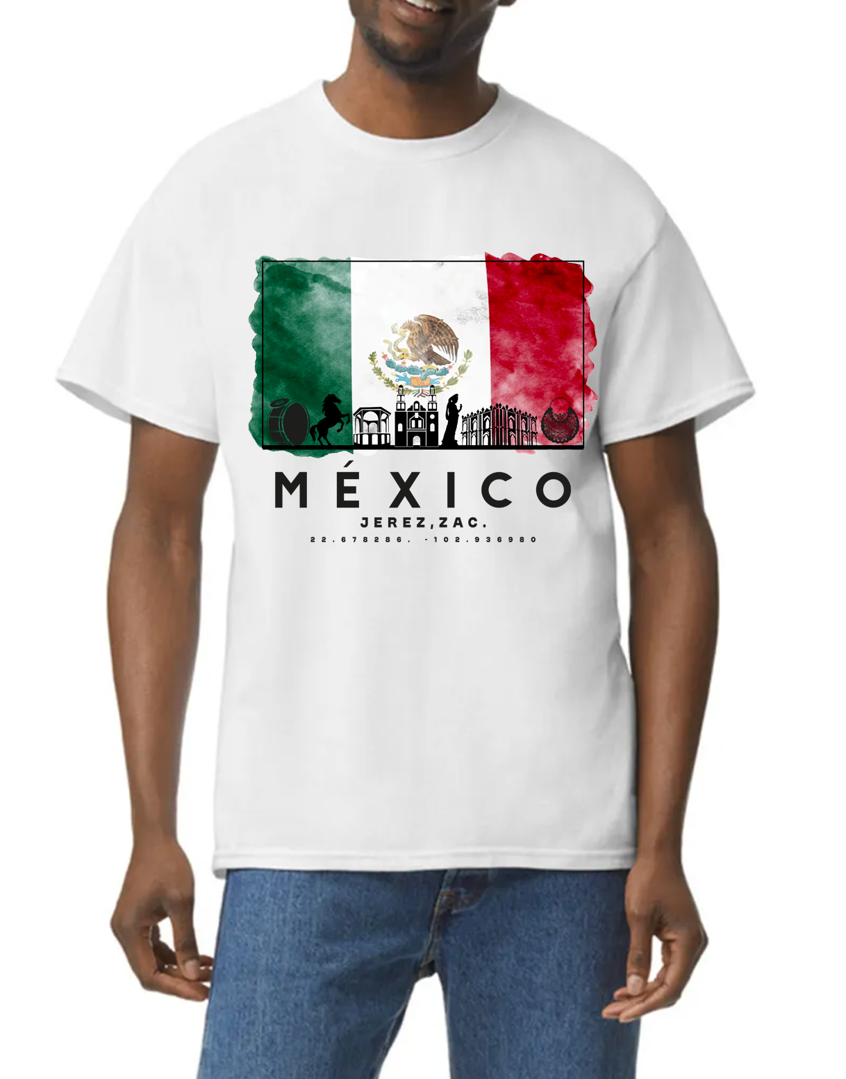 PLAYERA ALGODON MONUMENTOS MEXICO