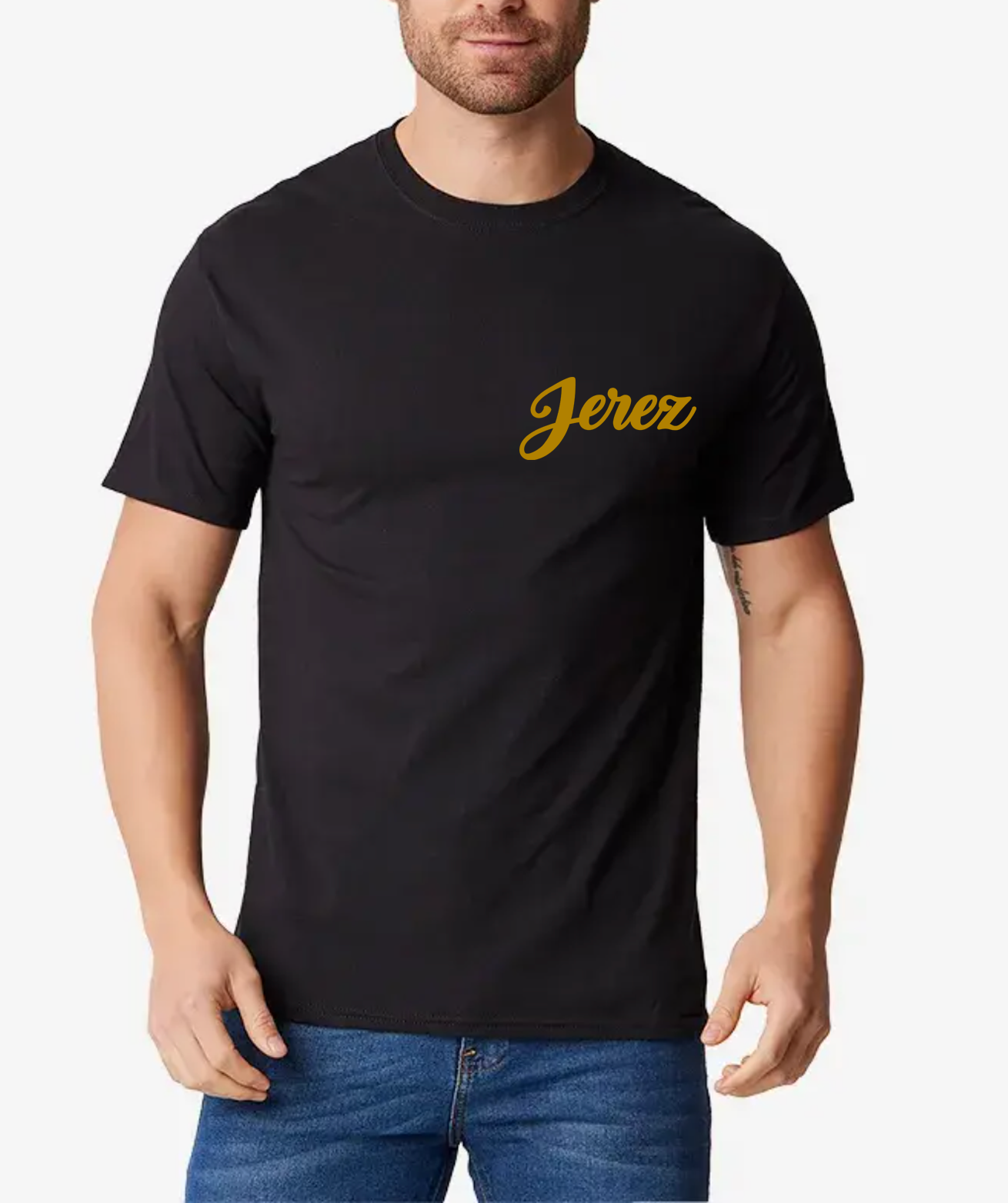 PLAYERA DE ALGODON CABALLO Y SOGA